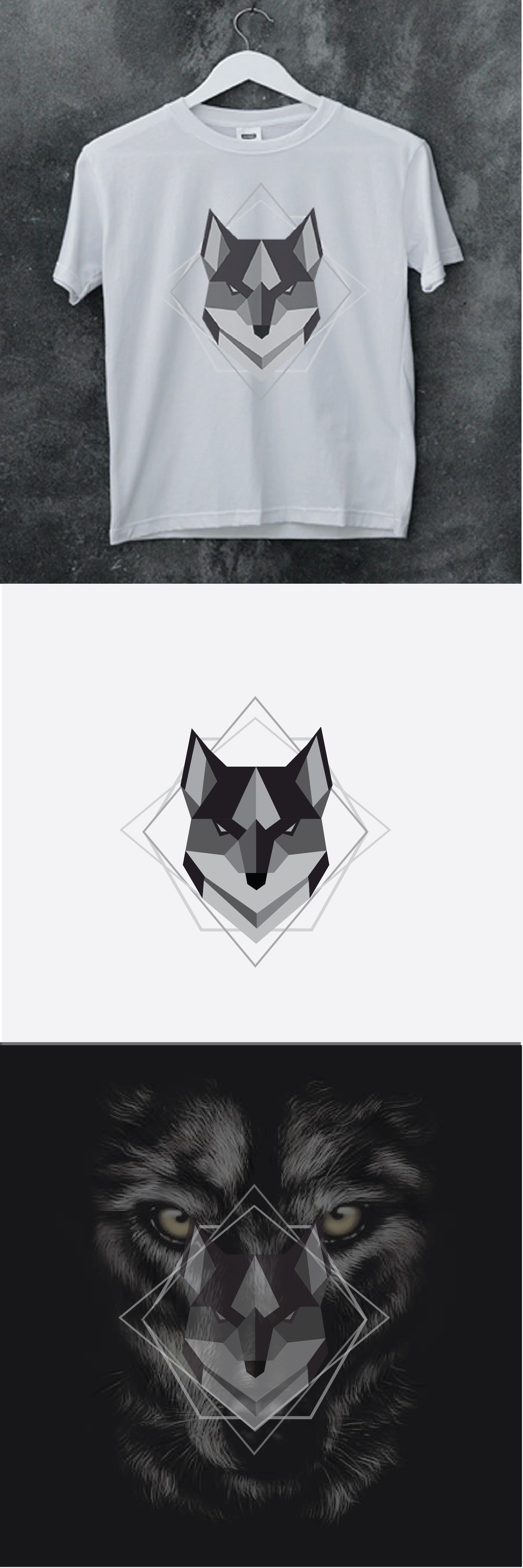 I generate design idea with jpg wolf image and i convert into geometrical style logo. I show's wolf design active , aggressive young persons . Design is vector format with large size and high resolution art.   
